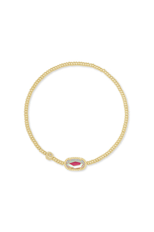 Kendra Scott Grayson Stretch Gold Bracelet in Dichroic Glass