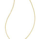 Kendra Scott Krista Gold Bow Short Pendant Necklace in White Mix