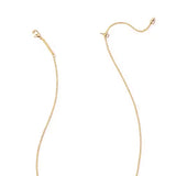Kendra Scott Lips Pendant Necklace in Gold Hot Pink