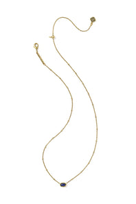 Kendra Scott Mini Elisa Vintage Satellite Short Pendant Necklace for Women in Gold