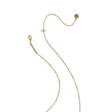 Kendra Scott Mini Elisa Vintage Satellite Short Pendant Necklace for Women in Gold