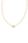 Kendra Scott Mini Elisa Gold Satellite Short Pendant Necklace in Dichroic Glass