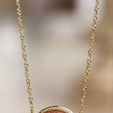 Kendra Scott Football Short Pendant in Gold