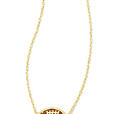 Kendra Scott Football Short Pendant in Gold