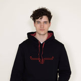 Kimes Ranch Fast Talker Hoodie for Men in Black