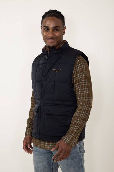 Kimes Ranch Dakota Vest for Men in Black 