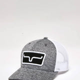 Kimes Ranch Cutter Trucker Hat for Men in Grey Heather