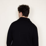 Kimes Ranch Diamond Head 1/4 Zip for Men in Black/Grey
