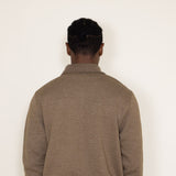 Kimes Ranch Diamond Head Quarter Zip for Men in Brown/Black