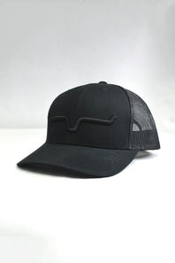 Kimes Ranch Weekly Trucker Hat for Men in Black