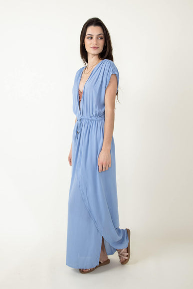 Elan Kimono Dress Cover Up for Women in Blue