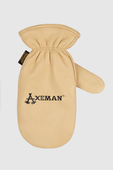 Kinco Axeman Lined Grain Cowhide Mitt Gloves for Men in Tan