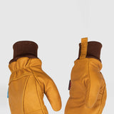 Kinco Water Resistant Mitt Gloves for Men in Brown