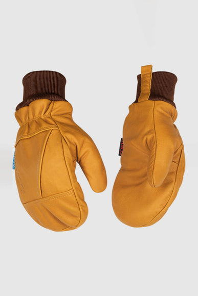 Kinco Water Resistant Mitt Gloves for Men in Brown