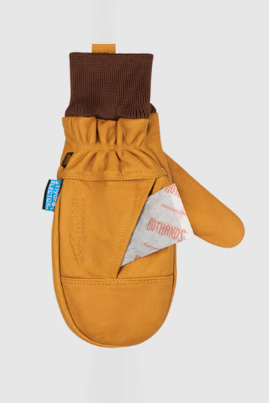 Kinco Water Resistant Mitt Gloves for Men in Brown