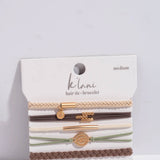 K’lani Climb Medium Hair Tie Bracelets in Light Green