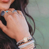 K’lani Inspire Medium Hair Tie Bracelets in Black