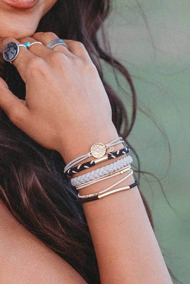K’lani Inspire Medium Hair Tie Bracelets in Black