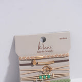 K’lani Reflect Medium Hair Tie Bracelets in Light Green