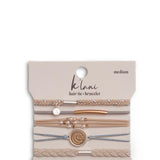 K’lani Wonder Medium Hair Tie Bracelets in Light Blue