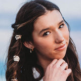 K’lani Wonder Medium Hair Tie Bracelets in Light Blue