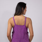 Knit Mini Romper Dress for Women in Orchid