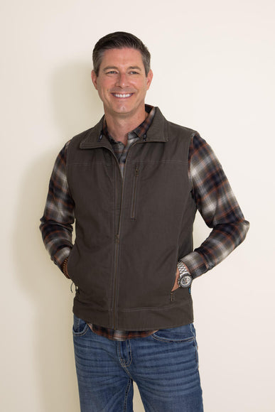 Kuhl Burr Vest for Men in Gun Metal Green