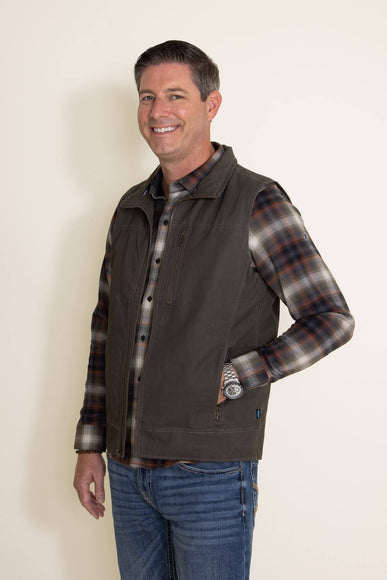 Kuhl Burr Vest for Men in Gun Metal Green