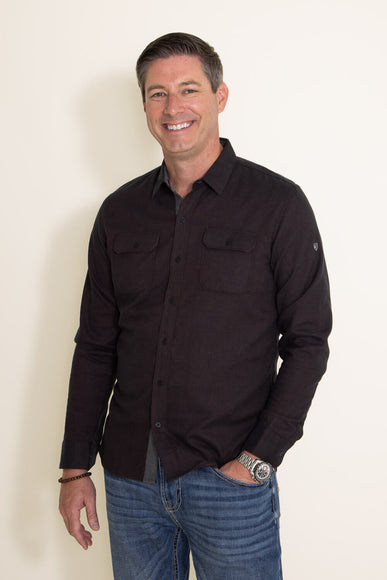 Kuhl Descendr Flannel Shirt for Men in Brown