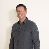 Kuhl Descendr Flannel Shirt for Men in Grey