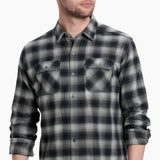 Kuhl Dillingr Flannel Shirt for Men in Iron Grey