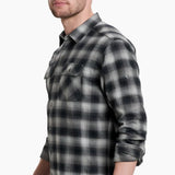 Kuhl Dillingr Flannel Shirt for Men in Iron Grey