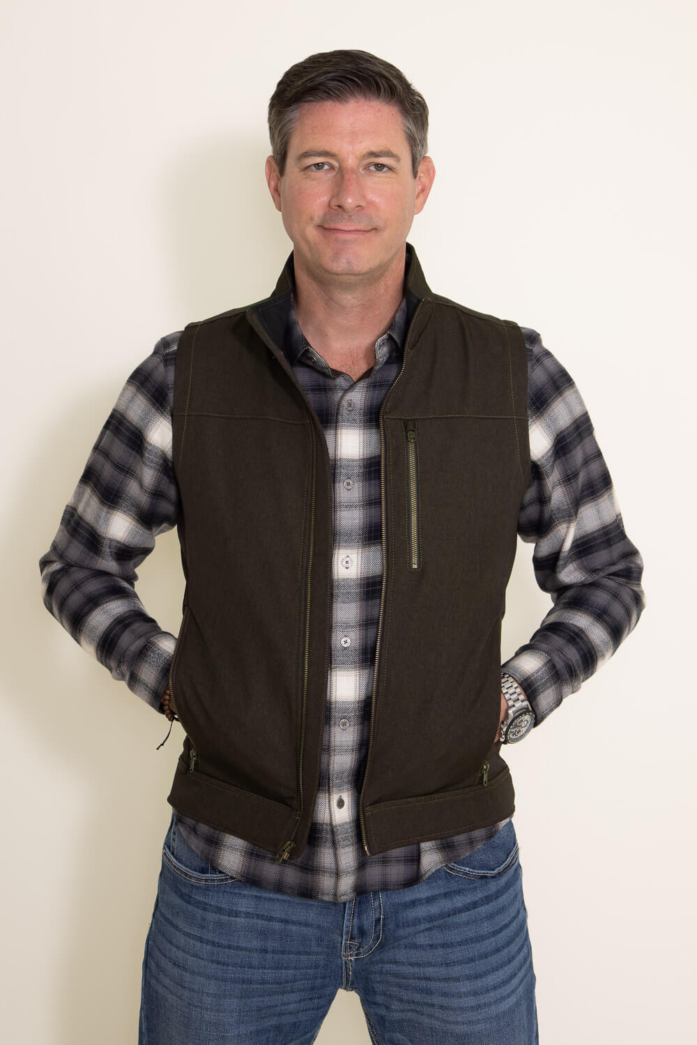 Kuhl Impakt Vest for Men in Brown