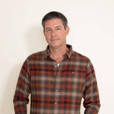Kuhl Law Flannel Shirt for Men in Brickstone Brown