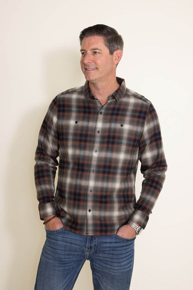 Kuhl Law Flannel Shirt for Men in Multi Green