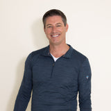 Kuhl Alloy 1/4 Zip Sweater for Men in Blue