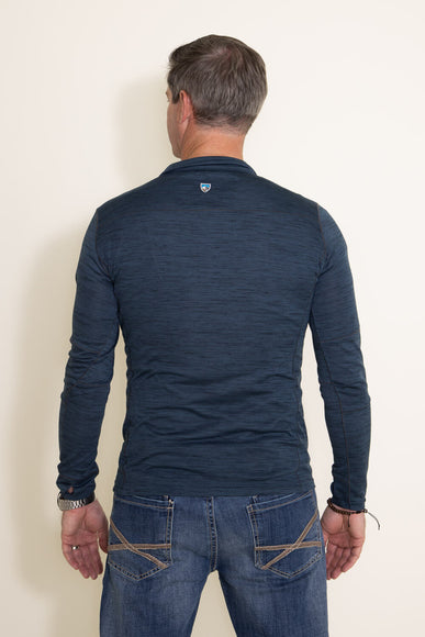 Kuhl Alloy 1/4 Zip Sweater for Men in Blue
