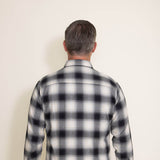 Dillingr Flannel Shirt for Men in Black/White