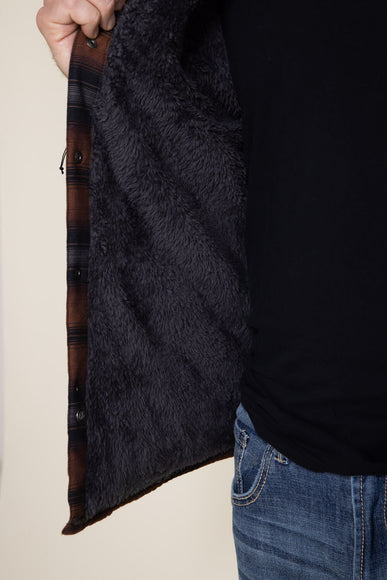 Kuhl Joyrydr Shirt Jacket for Men in Hickory Brown