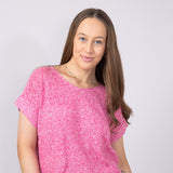 La Miel V-Neck Sweater for Women in Pink