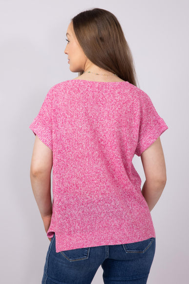 La Miel V-Neck Sweater for Women in Pink