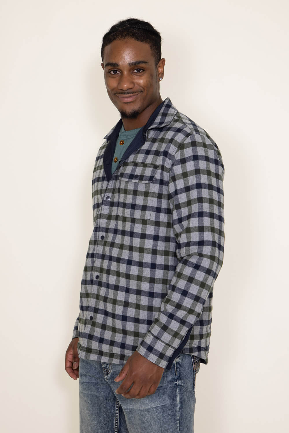 Down shirt jacket mens sale