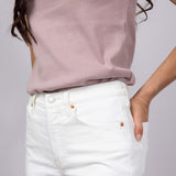 Levi’s 501 Original Blank Spot Denim Shorts for Women in White