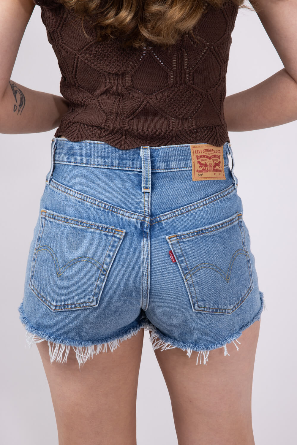 Levi’s 501 Original Blow Big Horns Denim Shorts for Women