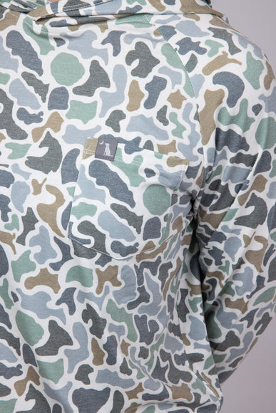 Local Girl LG Heather Blend Hoodie for Women in Bluff Grey Camo