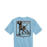 Local Boy Youth Hunting Dog T-Shirt in Blue