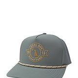 Local Boy Youth Banner High Crown Rope Hat for Boys in Grey
