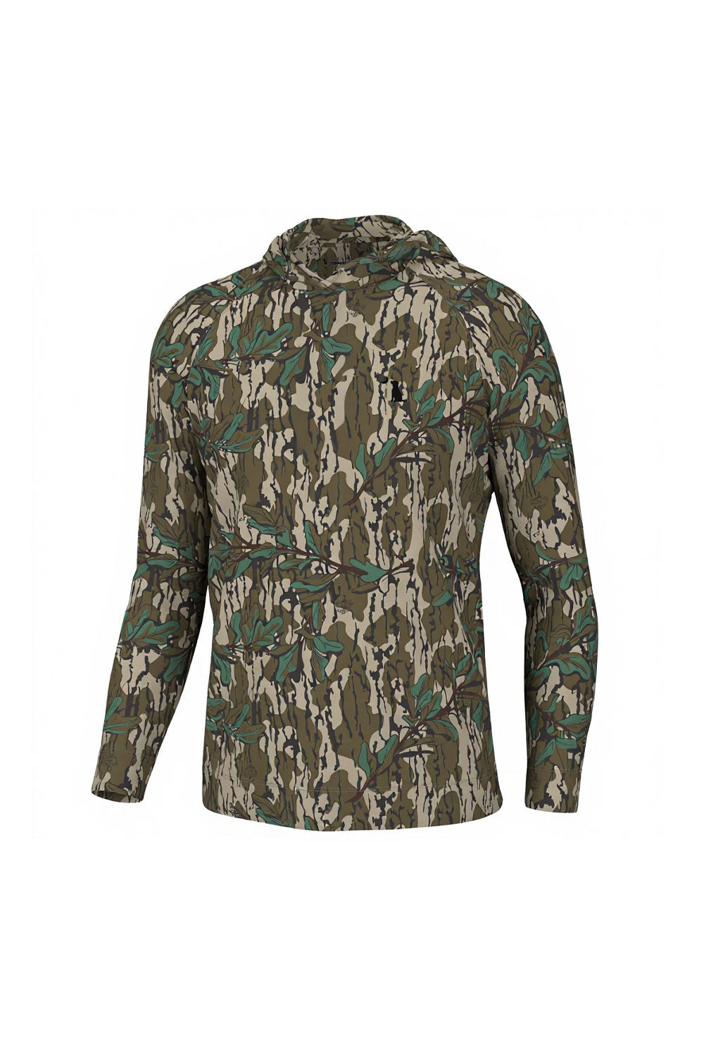 Local Boy Youth Hemlock Hoodie for Boys in Green Leaf Camo