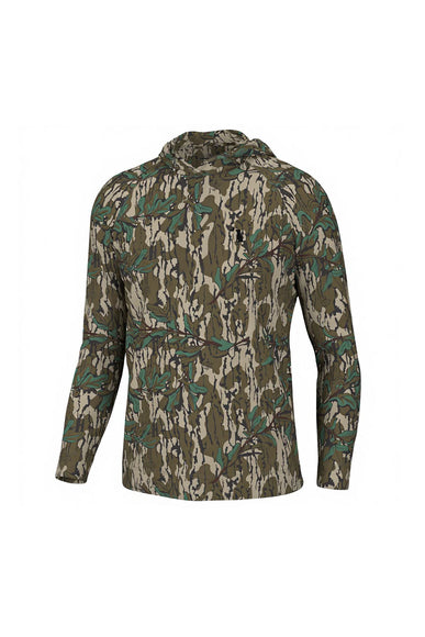 Local Boy Youth Hemlock Hoodie for Boys in Green Leaf Camo
