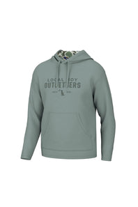 Local Boy Youth Poly Fleece Hoodie in Light Slate
